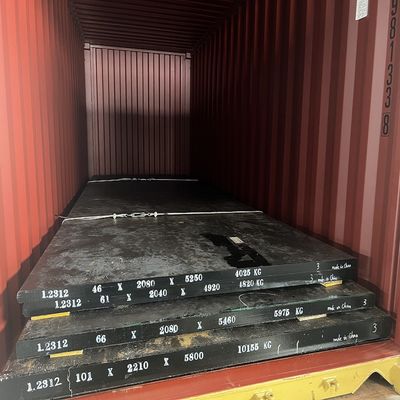 1.2312 সহজ যন্ত্রপাতি প্লাস্টিক ছাঁচ ইস্পাত প্লেট খাদ ইস্পাত প্লেট