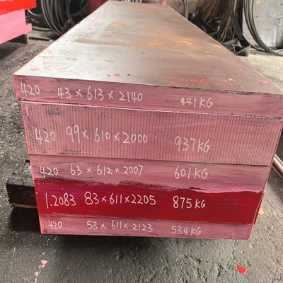 50mm D3 কোল্ড ওয়ার্ক ডাই টুল মিলড স্টিল প্লেট 1.2080 / Cr12